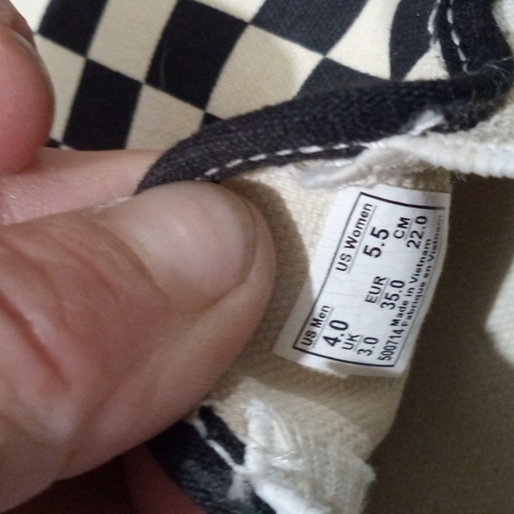 Checkered Vans - Picture 3 of 3